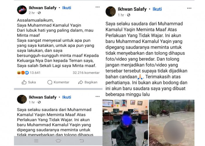 Saudara Pelaku Bully Cilacap Minta Stop Sebar Foto dan Video di Medsos, Netizen: Omong Kosong
