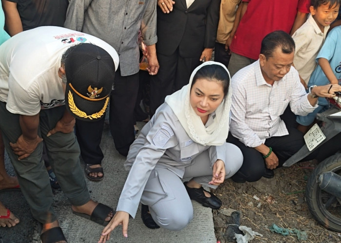 Cek Hasil Perbaikan Jalan di Brebes, Bupati Ajak Warga Ikut Merawat