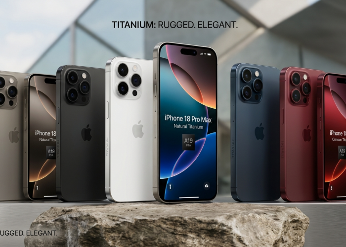 Bocoran Warna iPhone 18 Pro dan Pro Max Terbaru, Bikin Tercengang!