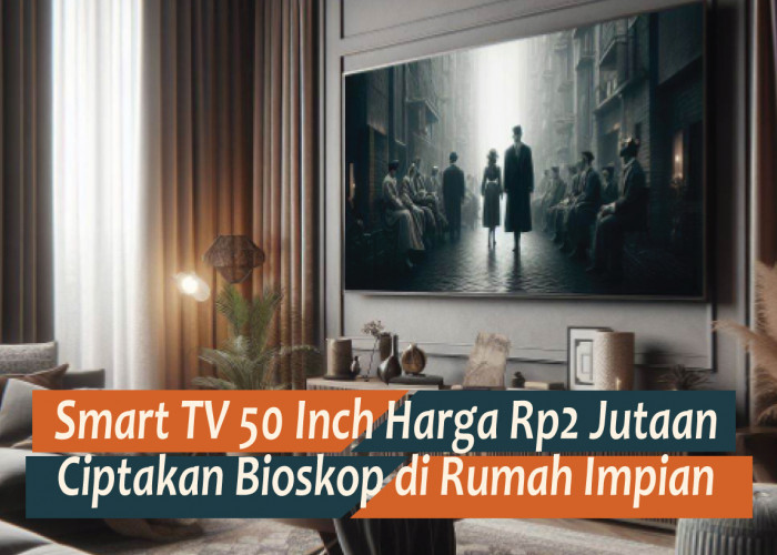 Smart TV 50 Inch Harga Rp2 Jutaan, Gerbang Hiburan Layar Lebar Tanpa Dompet Ambyar