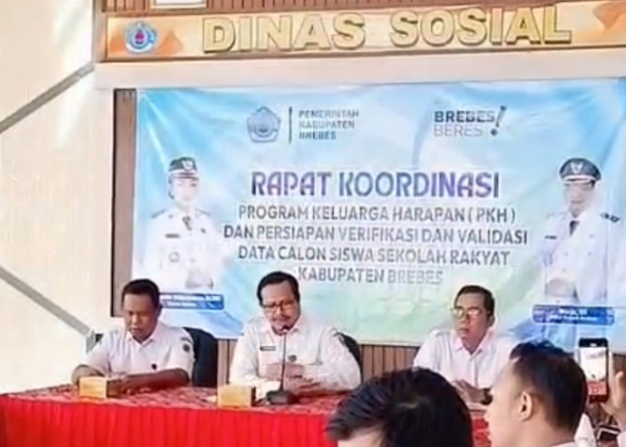 Verifikasi Calon Siswa Sekolah Rakyat, Dinsos Brebes Koordinasi dengan Pendamping PKH