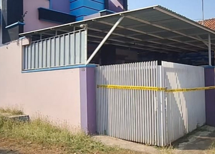 Rumah Oknum Terduga Penganiaya Istri Dipasang Garis Polisi