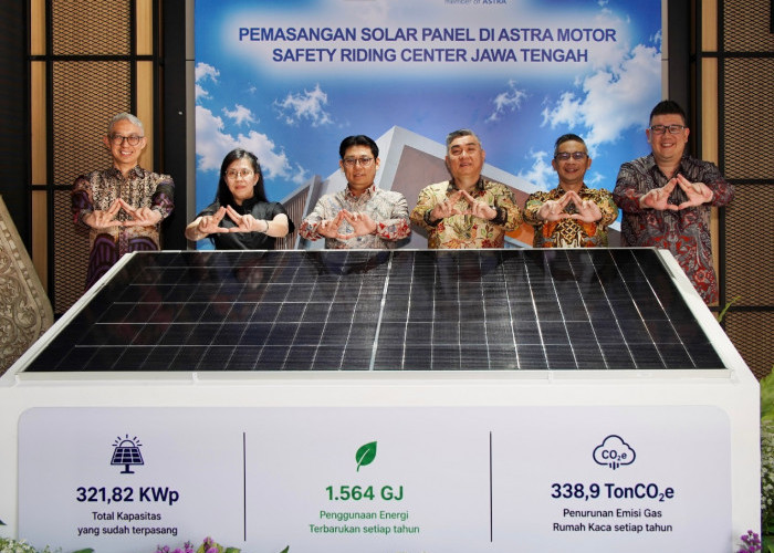 Peringati HUT ke-56, Astra Motor Resmikan Solar PV di Safety Riding Center Jateng demi Perkuat Energi Bersih 