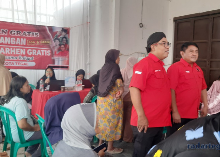 PDI Perjuangan Fasilitasi Berobat Gratis untuk 350 Warga, Ini Kata Ketua DPRD Kota Tegal