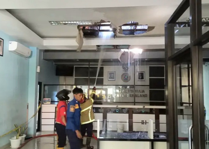 Kantor PDAM Pemalang Terbakar, Diduga Karena Hal Ini