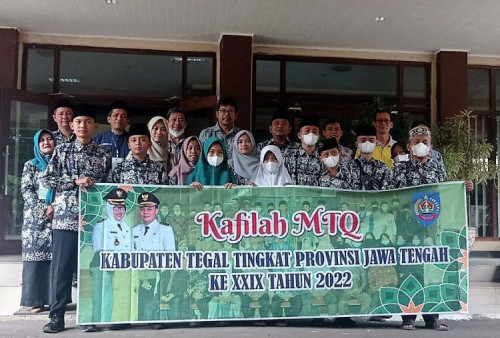 Kontingen Santri Kabupaten Tegal Raih Juara Satu MTQ Tingkat Jawa Tengah  