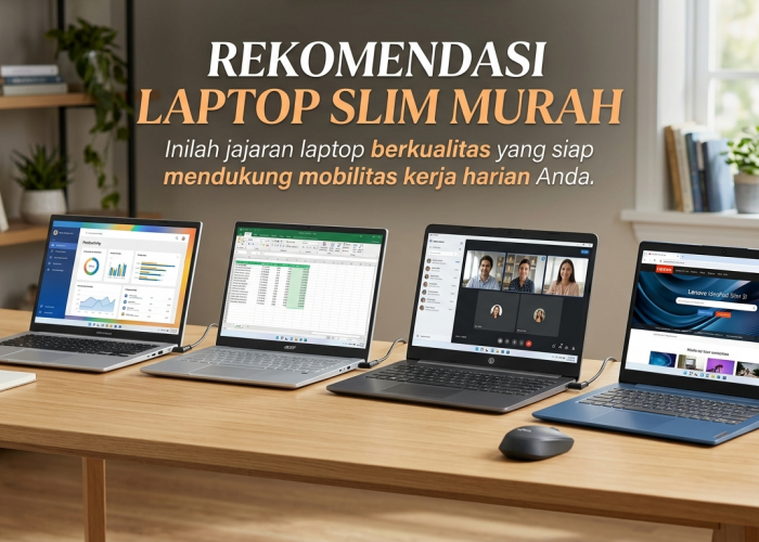 5 Rekomendasi Laptop Slim Murah Berkualitas Terbaik Tahun Ini
