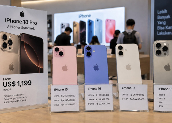 Harga iPhone 18 Naik, Bagaimana Nasib Harga iPhone 15, 16, dan 17?
