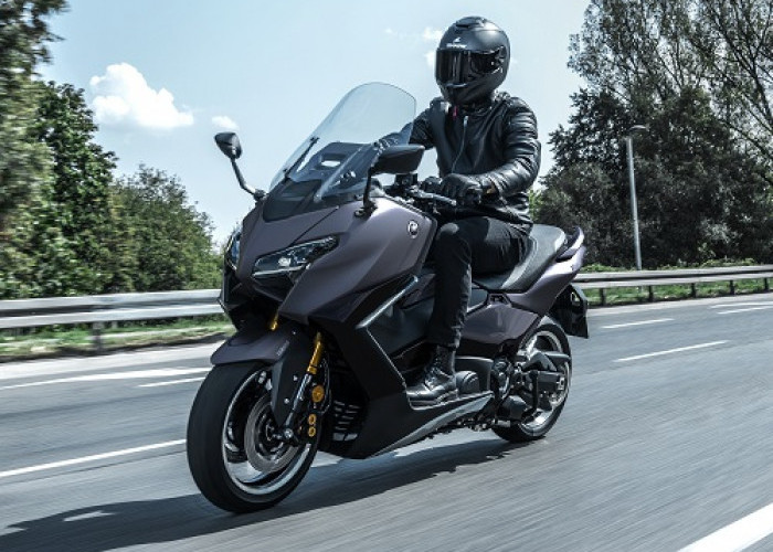 Keren! Yamaha TMAX Meluncur, Skutik Premium 560cc Sarat Fitur Ekslusif