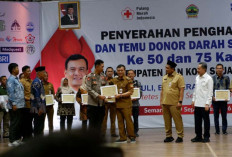 Gubernur Jateng Beri Penghargaan 29 Pendonor Darah Asal Tegal