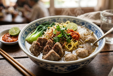 Pondok Bakso Terenak di Tegal, Kuahnya Segar Bikin Nagih, Sekali Coba Langsung Pengen Balik Lagi