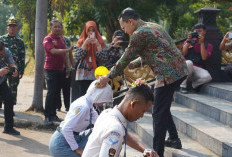 Masuk Kawah Candradimuka, Calon Paskibraka Kabupaten Tegal Jalani Tantingan