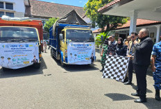 Wali Kota Tegal Dedy Yon Lepas Armada Penyaluran Bantuan Pangan