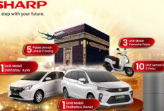 Belanja Alat Elektronik Rumah Tangga Berhadiah Mobil dan Umroh di Sharp Giga Fest 2026