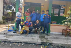 Kebakaran Gedung SDN Kedungkelor 02 Tegal Hanguskan Ruang Kelas saat Renovasi