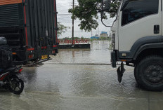 Jalur Pantura Tegal-Pemalang Lumpuh Terendam Banjir, Puluhan Kendaraan Mogok di Warureja