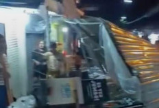 Pasar Sawojajar Brebes Diterjang Angin Kencang, 7 Atap Kanopi Ruko Rusak