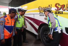 Pastikan Laik, Angkutan Umum di Terminal Tegal Diperiksa Polisi dan Dishub 