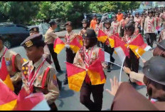 Delapan Siswa MTs Model Ihsaniyah Terpilih Jadi Anggota Inti Pasukan Estafet Tunas Kelapa Kwaran Tegal Barat