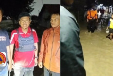 Detik-Detik Sungai Ketiwon Tegal Meluap, Banjir Terjang Wilayah Kelurahan Panggung