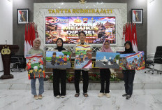 Tanpa Batas! 5 Pelukis Difabel Kabupaten Tegal Unjuk Gigi di Lomba Konten Kreatif Polri