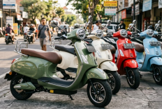 Pilihan Motor Listrik Murah Mirip Vespa Matic Harga 10 Jutaan Terbaik 2026, Desain Retro dan Paling Dicari!