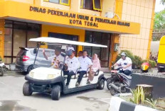 Cara Unik OPD di Tegal Lepas Pegawainya Dimutasi, Diantar Pakai Mobil Golf ke Tempat Tugas Baru