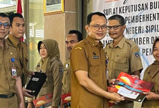 Dapat Kenaikan Pangkat, 70 PNS Kabupaten Tegal Masuk Masa Purna Tugas