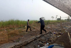 Arena Judi Sabung Ayam di Pagerbarang Tegal Sepi Saat Digerebek, Polisi Bakar Sarana Prasarana di TKP