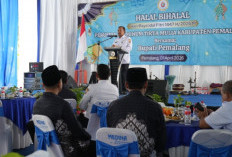 Hadir di Halalbihalal PDAM Tirta Mulia Pemalang, Bupati Sampaikan Hal Ini