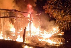 Kebakaran, Dua Rumah di Desa Cibuyur Pemalang Ludes Dilalap Api
