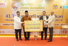 Perkuat Ekosistem Ziswaf, BSI dan HokBen Santuni 4.500 Anak Yatim di Ramadan 2026