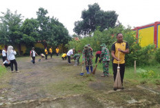 Jelang Imlek 2026, Jajaran Forkopimcam Comal Pemalang Gotong Royong Bersihkan Klenteng 