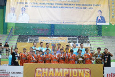 Daftar Juara Liga Futsal Pelajar Piala Bupati Tegal 2026, Ischak: Jaring Atlet Muda Bertalenta