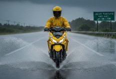 Tetap #Cari_Aman Berkendara Saat Hujan, Berikut Pesan Tim safety riding Astra Motor Jateng