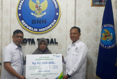 BPJS Ketenagakerjaan Tegal Salurkan Santunan Kematian Rp42 Juta untuk Pekerja BNN