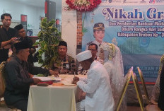 Gratis! 24 Pasangan Pengantin Ikut Nikah Massal di MPP Brebes