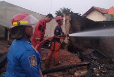 Lupa Matikan Kompor, Rumah Warga Jatinegara Tegal Ludes Terbakar, Kerugian Capai Rp120 Juta