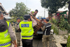 Pengamanan Lokasi Bencana Desa Padasari Tegal Diintensifkan Siang Malam