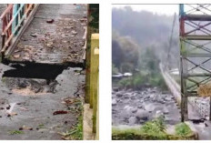 Jembatan Gantung Sangkanjaya Tegal Amblas, 2.000 Warga Desa Terisolir