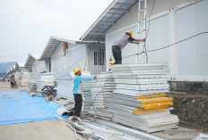 Target Selesai April 2026, Huntara Padasari Tegal Dikebut: 103 Unit Mulai Dihuni  