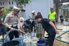 Satlantas Polres Pemalang Salurkan 4.000 Liter Air Bersih di Desa Pedagung
