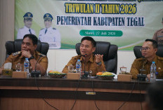 Evaluasi POK: Realisasi Belanja Daerah Kabupaten Tegal Baru 41 Persen
