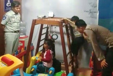 Pospam Nataru di Yomani Tegal Sediakan Ruang Bermain Anak