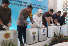 Didominasi Menyerupai Pecahan Rp100.000, 19.834 Lembar Uang Palsu Hasil Temuan Dimusnahkan