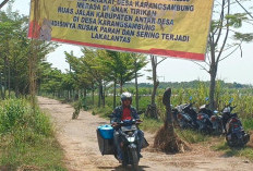 DPU Brebes Pastikan Jalan Rusak yang Diprotes Warga Losari Bakal Diperbaiki