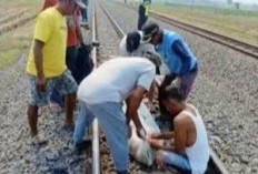 Tertemper Kereta Api, Warga di Pemalang Terpental Hingga 50 Meter