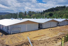 Huntara Pengungsi Padasari Tegal Ditarget Selesai Sebelum Lebaran, Cuaca dan Kondisi Tanah Jadi Kendala