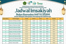 Jadwal Imsakiyah Pemalang 1-30 Ramadan 1447 Hijriyah