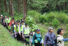 Tanam 1.000 Pohon di Kawasan Hutan Bumijawa, Polres Tegal Dukung Pelestarian Lingkungan